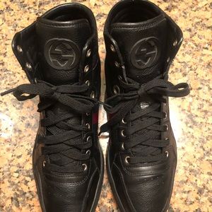 Men’s Gucci Web Hi Top Sneakers